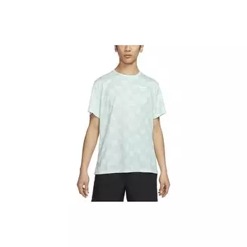 Мужская футболка с круглым вырезом с принтом Nike Dri-FIT, светло-зеленая DX0871-025 L