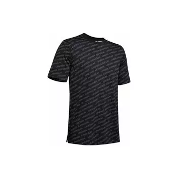 Мужская футболка с круглым вырезом Under Armour UA Unstoppable Wordmark, черные 1345563-001 M