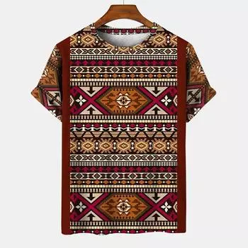 Мужская футболка с принтом Harajuku, модная футболка с круглым вырезом, футболка большого размера, летняя уличная футболка с коротким рукавом, повседневная футболка для мужчин 5XL