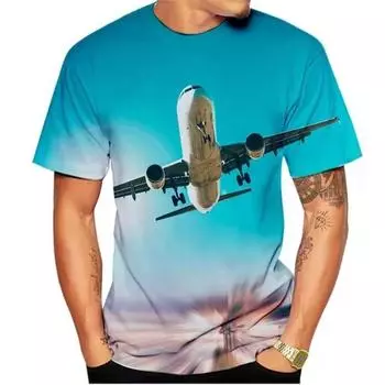 Мужская футболка с принтом, мужская футболка с коротким рукавом, футболка с круглым вырезом и ретро-узором S