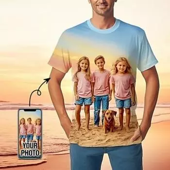 Мужская футболка с принтом на заказ 3D-принтом для улицы с коротким рукавом, спортивная мода, повседневная футболка S