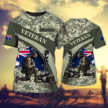 Мужская футболка с принтом национального флага Соединенного Королевства, 3D камуфляжная военная боевая одежда, уличный спортивный топ в стиле Харадзюку с короткими рукавами XS