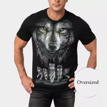 Мужская футболка с принтом тигра и льва 3D, мужская модная индивидуальная футболка с коротким рукавом, летняя, стильная, уличная, свободные топы S