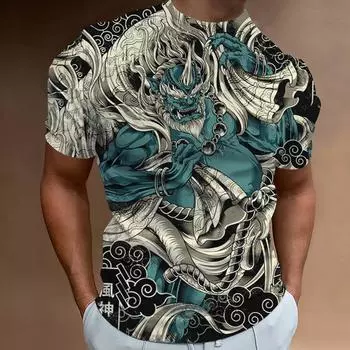 Мужская футболка с винтажным принтом черепа, летние повседневные блузки, модная футболка с короткими рукавами Y2k, топы с круглым вырезом, толстовка, одежда больших размеров XS