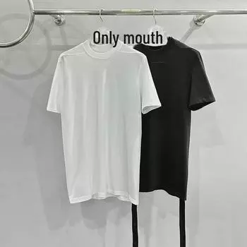 Мужская футболка SUBHUMAN 2024 Slim Fit Black and White с коротким рукавом M чёрный