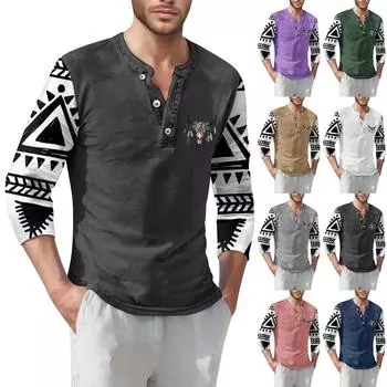 Мужская футболка уличная повседневная мода с коротким рукавом L