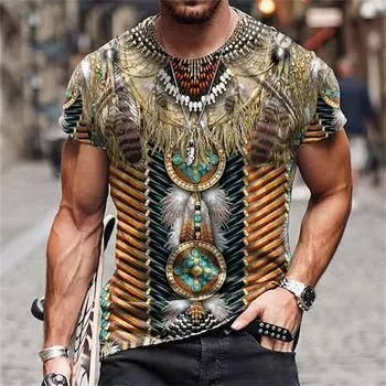 Мужская футболка унисекс, футболка с графическим принтом, круглым вырезом и 3D принтом, уличная уличная одежда с коротким рукавом, футболка с принтом для мужчин 6XL