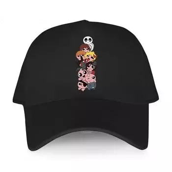 Мужская хлопковая бейсболка, шляпы в стиле хип-хоп Camisetas Masculina The Binding of Isaac, подростковая модная женская шляпа Snapback с коротким козырьком Adjustable
