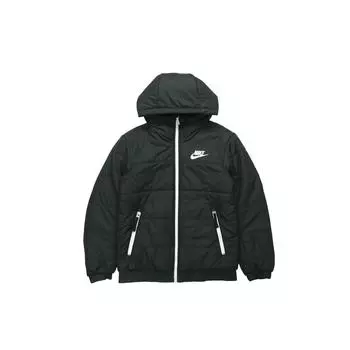 Мужская хлопковая куртка Nike Thermal Hooded, верхняя одежда, черная BV4684-010 S