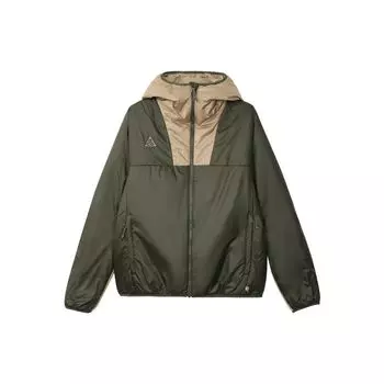 Мужская хлопковая куртка с капюшоном Nike ACG Thermal Colorblock, верхняя одежда, зеленая CD7651-325