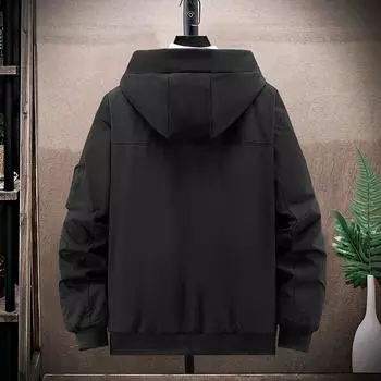 Мужская хлопковая одежда больших размеров, утепленная зимняя одежда, куртки больших размеров, свободные хлопковые одежды для полных парней, мужская 5XL-11XL 11XL чёрный