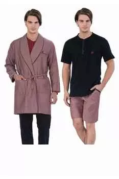 Мужская хлопковая пижама Us Polo Assn из 5 комплектов 875