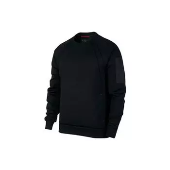 Мужская хлопковая толстовка с длинным рукавом Jordan Alphabet Pattern, черные 884026-010 L