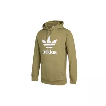Мужская худи Adidas Originals Trefoil с большим логотипом, зеленая HE4952 S