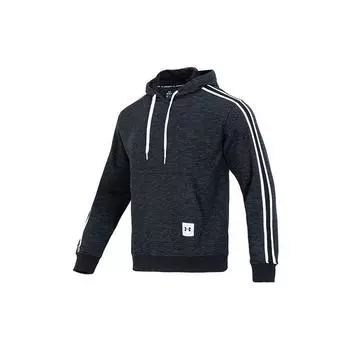 Мужская худи Under Armour Essential Heritage Fleece With Stripe Logo Grey 1373813-001 L