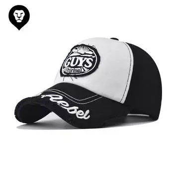 Мужская и женская бейсболка GUYS с вышивкой из хлопка, очень приятная на ощупь, персонализированная, высокого качества, подходящая по цвету Adjustable