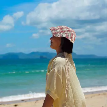 Мужская и женская беретная шляпа малярная плоская клетчатая кепка для путешествий на открытом воздухе лето