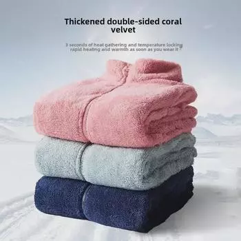 Мужская и женская двухсторонняя флисовая куртка - утепленный кардиган для активного отдыха на весну, осень и зиму 4XL розовый