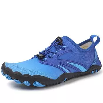 Мужская и женская дышащая сетчатая обувь для бассейна 35–46. Обувь для водных видов спорта и туризма. Пляжная обувь. 35 чёрный