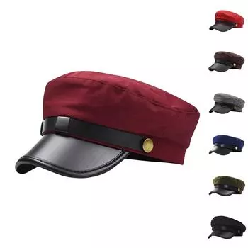 Мужская и женская кепка, винтажная беретная кепка, удобная дышащая кепка с плоским верхом One Size
