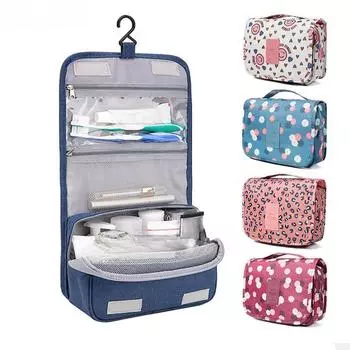 Мужская и женская косметичка для ванной комнаты, подвесные дорожные сумки для хранения, водонепроницаемая косметичка для красоты, персональные косметички, органайзер для мытья посуды синий
