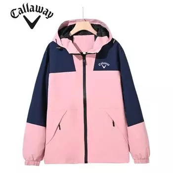 Мужская и женская куртка Callaway Embroidered для активного отдыха на весну и осень, тонкая, ветрозащитная и непромокаемая M