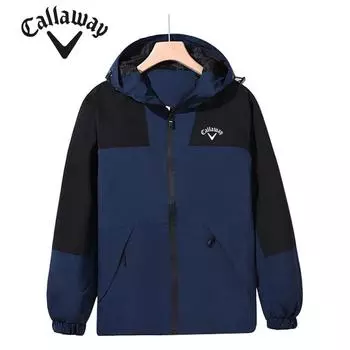 Мужская и женская куртка Callaway Embroidered для активного отдыха на весну и осень, тонкая, ветрозащитная и непромокаемая M