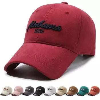 Мужская и женская летняя бейсбольная кепка с вышитыми буквами, уличная солнцезащитная шляпа белый