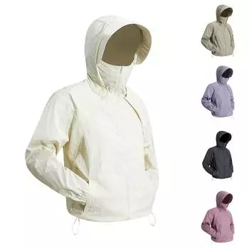 Мужская и женская летняя спортивная уличная легкая дышащая анти-ультрафиолетовая одежда для пар с защитой от солнца L хаки