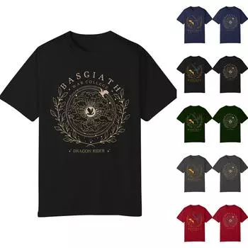 Мужская и женская мода повседневная футболка с принтом «четвертый», круглый вырез, пуловер, топы с коротким рукавом L армия зеленый