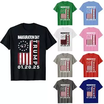 Мужская и женская мода повседневная принтованная круглая горловина пуловер с коротким рукавом футболка L чёрный