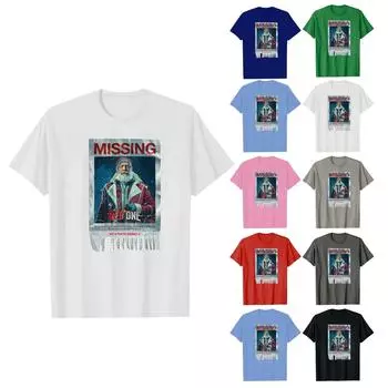 Мужская и женская мода Red One Printed футболка с круглым вырезом пуловер с коротким рукавом топ M