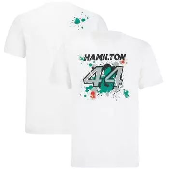Мужская и женская модная футболка F1 Team Racing с 3D-печатью и большим круглым вырезом XXS