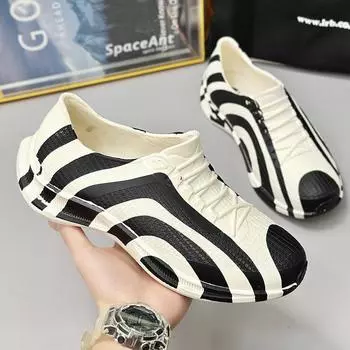 Мужская и женская модная сезонная противоскользящая кухонная рабочая обувь с короткими рукавами 43