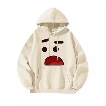 Мужская и женская модная уличная толстовка, повседневная, однотонная, с принтом, новый тренд, размер джемпера Harajuku осень/зима (S-3XL) S