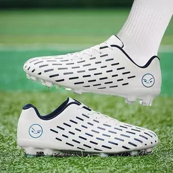 Мужская и женская молодежная обувь для профессиональных соревнований для студентов Футбольная обувь AG Spike Детский футбол 32