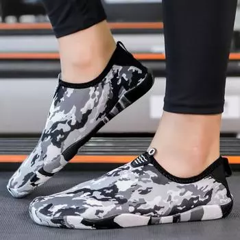 Мужская и женская обувь для босых ног, пляжная обувь, быстросохнущие походные повседневные спортивные сандалии, камуфляжный дизайн, уличные кроссовки для езды на велосипеде, размеры 35-46 35
