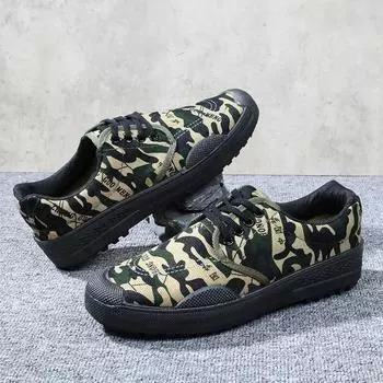 Мужская и женская обувь для освобождения, камуфляжная обувь, рабочая обувь, резиновая обувь, армейская тренировочная обувь, низкая обувь, нескользящая рабочая обувь 35
