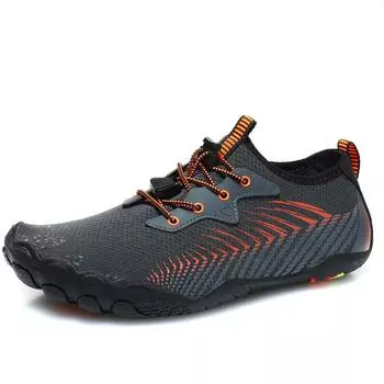 Мужская и женская обувь для плавания с пятипальцевыми пальцами 35-46, многофункциональная обувь для йоги, обувь для водных видов спорта 35 серый