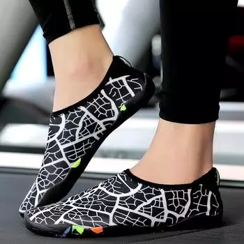 Мужская и женская обувь для воды, быстросохнущая пляжная обувь для плавания, обувь Aqua Barefoot 35 красный