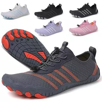 Мужская и женская обувь для воды. Пляжная обувь для воды. Сандалии для плавания. Дренажная обувь для прогулок. Быстросохнущая обувь для катания на лодках босиком. Рыбалка. Кроссовки для серфинга. 35 белый