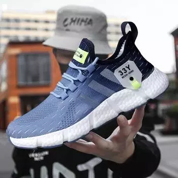 Мужская и женская обувь. Спортивная обувь. Летние кроссовки. Летающие тканые дышащие туфли. Легкие кроссовки. 36