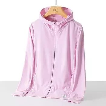 Мужская и женская одежда Ice Silk с дышащим солнцезащитным кремом для занятий спортом на открытом воздухе для пар, легкая солнцезащитная одежда S фиолетовый