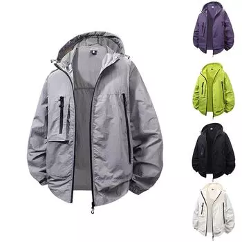 Мужская и женская одежда от солнца, та же летняя спортивная одежда для активного отдыха, легкая дышащая, защищающая от ультрафиолета, солнцезащитная одежда для кожи L чёрный