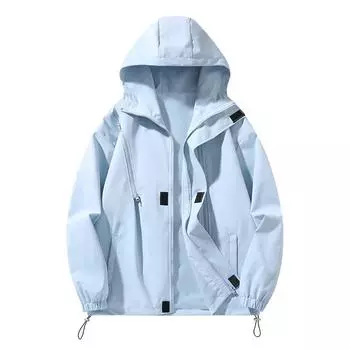 Мужская и женская одинаковая осенняя куртка повседневная молодежная куртка в стиле Harbor свободная ветрозащитная куртка для активного отдыха Tide M чёрный