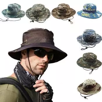 Мужская и женская однотонная однотонная солнцезащитная шляпа для рыбалки на открытом воздухе для кемпинга и путешествий