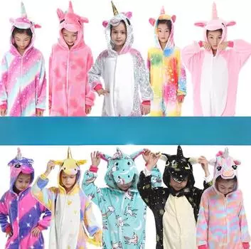 Мужская и женская осенне-зимняя фланелевая домашняя одежда унисекс комбинезон с капюшоном и рисунком животных в стиле аниме S