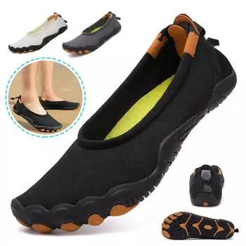 Мужская и женская пляжная обувь для воды, быстросохнущая обувь для плавания босиком, аква-обувь, носки для йоги, обувь для фитнеса, подводные кроссовки для морского дайвинга и серфинга 35 серый