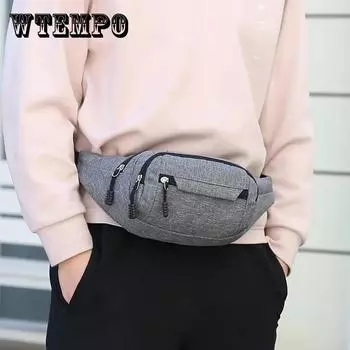 Мужская и женская поясная сумка для бега, многофункциональная водонепроницаемая и износостойкая поясная сумка для спорта на открытом воздухе большой емкости 28*14*10cm красный