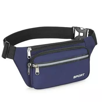 Мужская и женская поясная сумка, повседневная поясная сумка, большой поясной чехол для телефона, дорожная сумка для телефона, сумки-бананы на бедрах чёрный